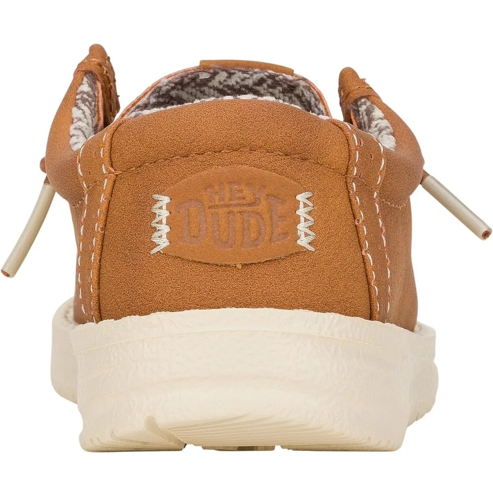 Hey Dude Kids Chestnut Moccasin Boat Shoes